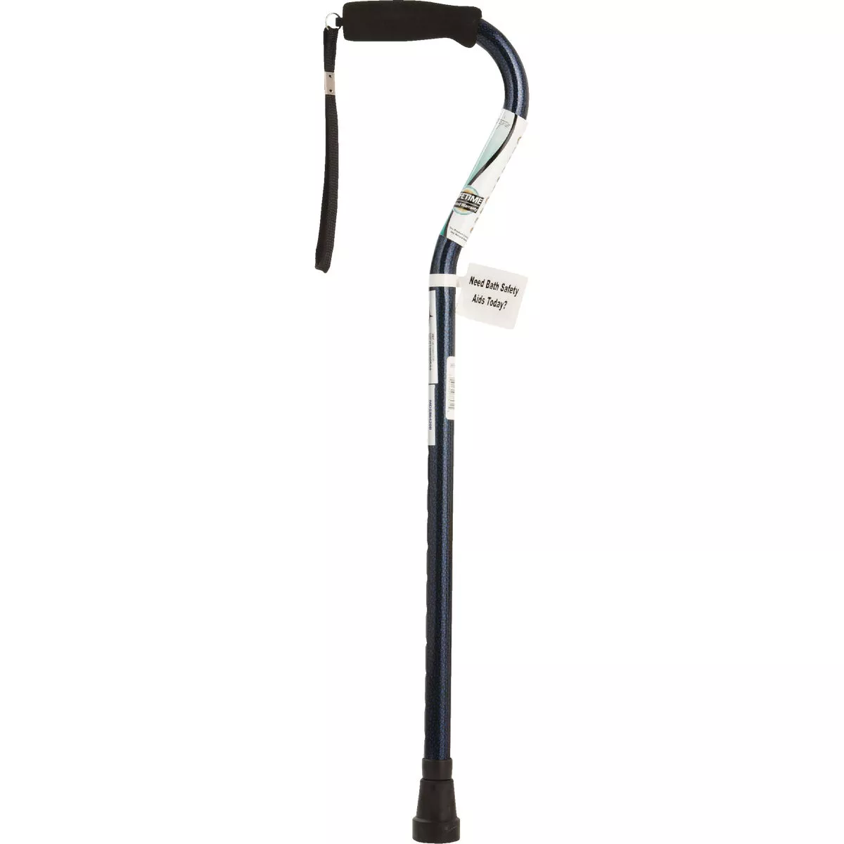 Medline Blue Aluminum Offset Handle Cane - photo 2