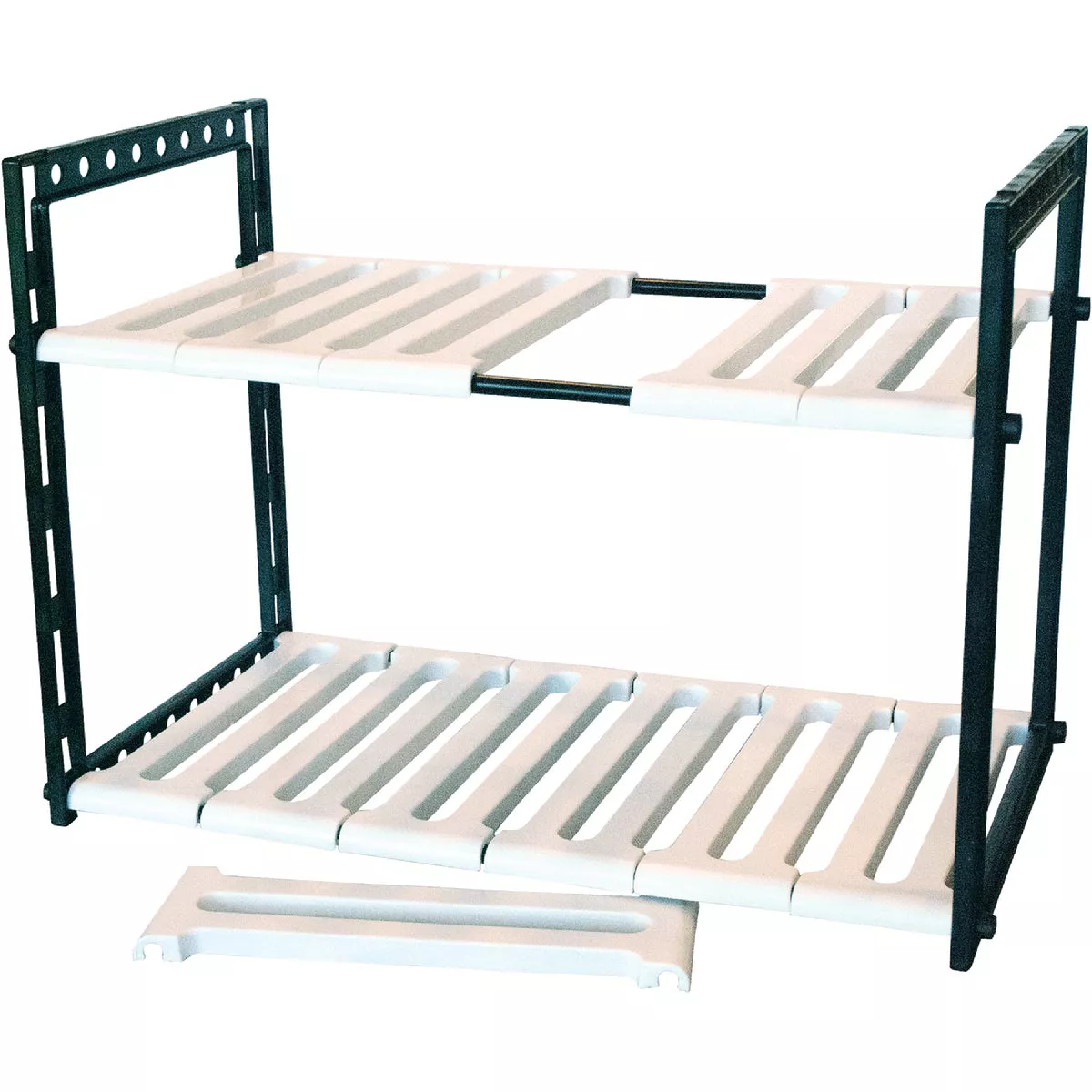 Range Kleen 2-Tier 28 In. x 16 In. x 12 In. Under-the-Sink White ...