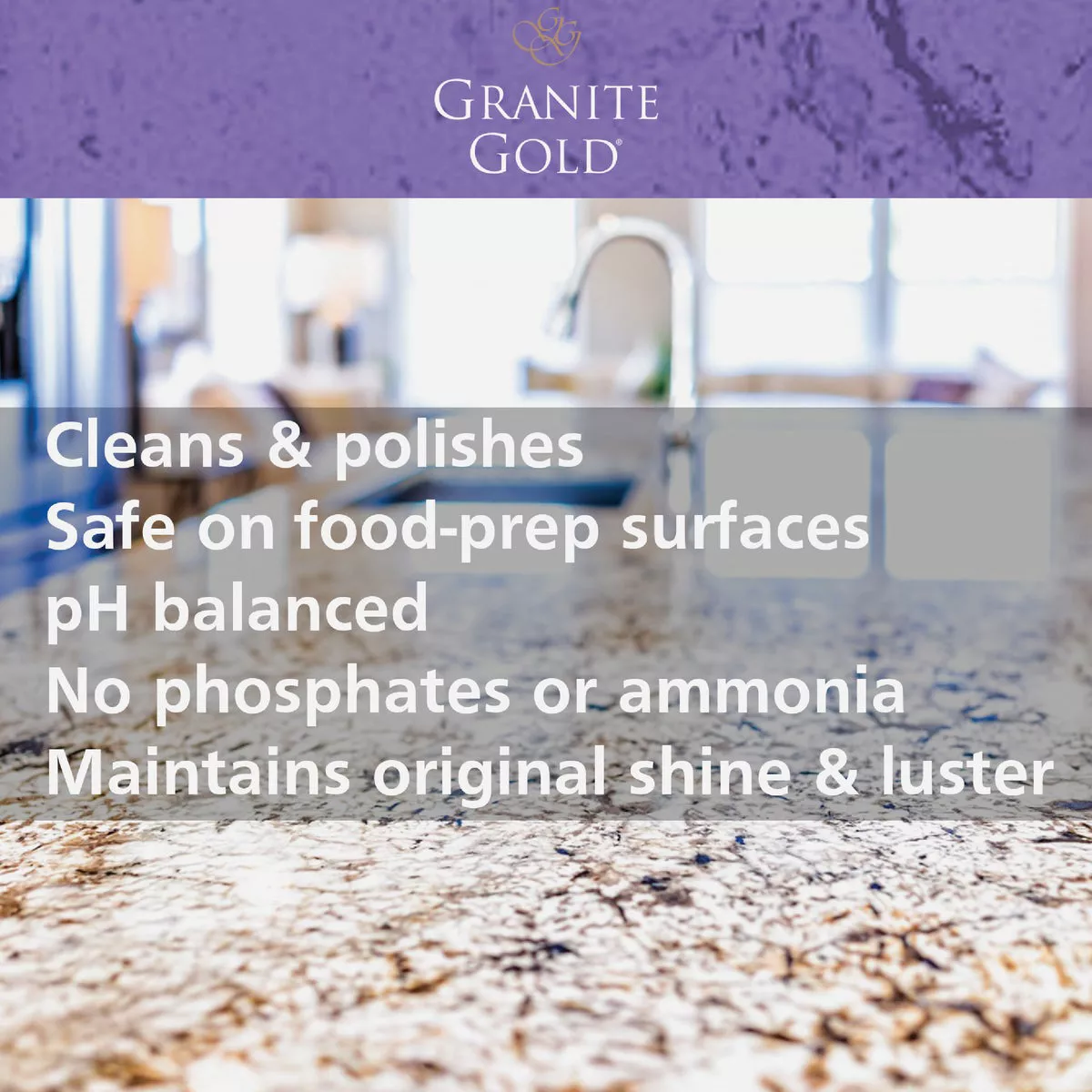 Granite Gold 24 Oz. Clean & Shine Granite Cleaner and Polish - photo 5
