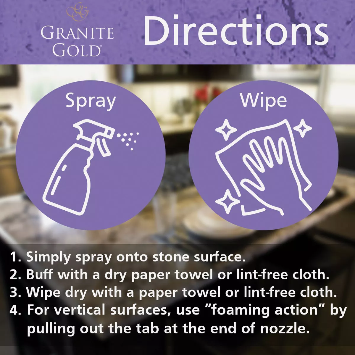 Granite Gold 24 Oz. Clean & Shine Granite Cleaner and Polish - photo 6