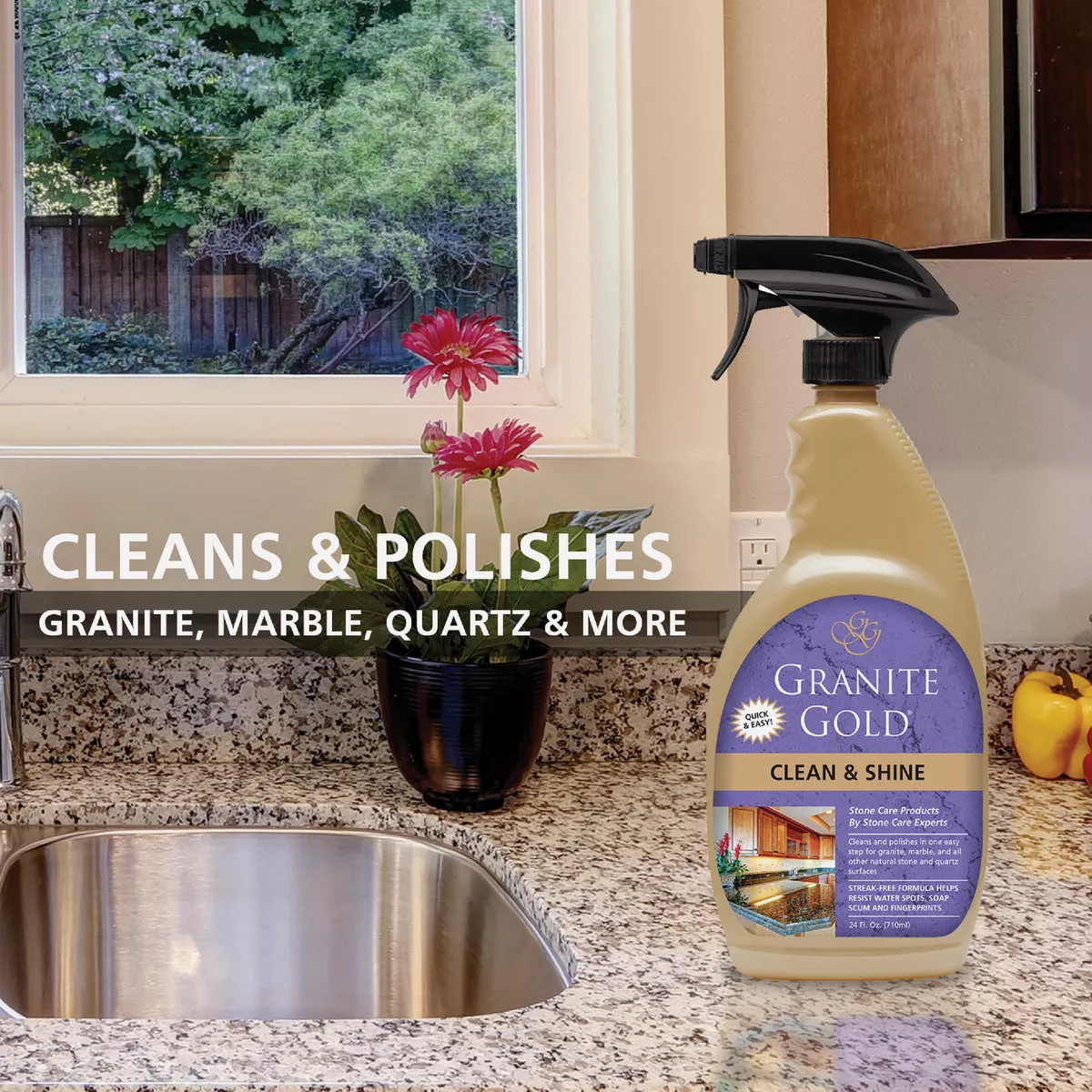 Granite Gold 24 Oz. Clean & Shine Granite Cleaner and Polish - photo 3