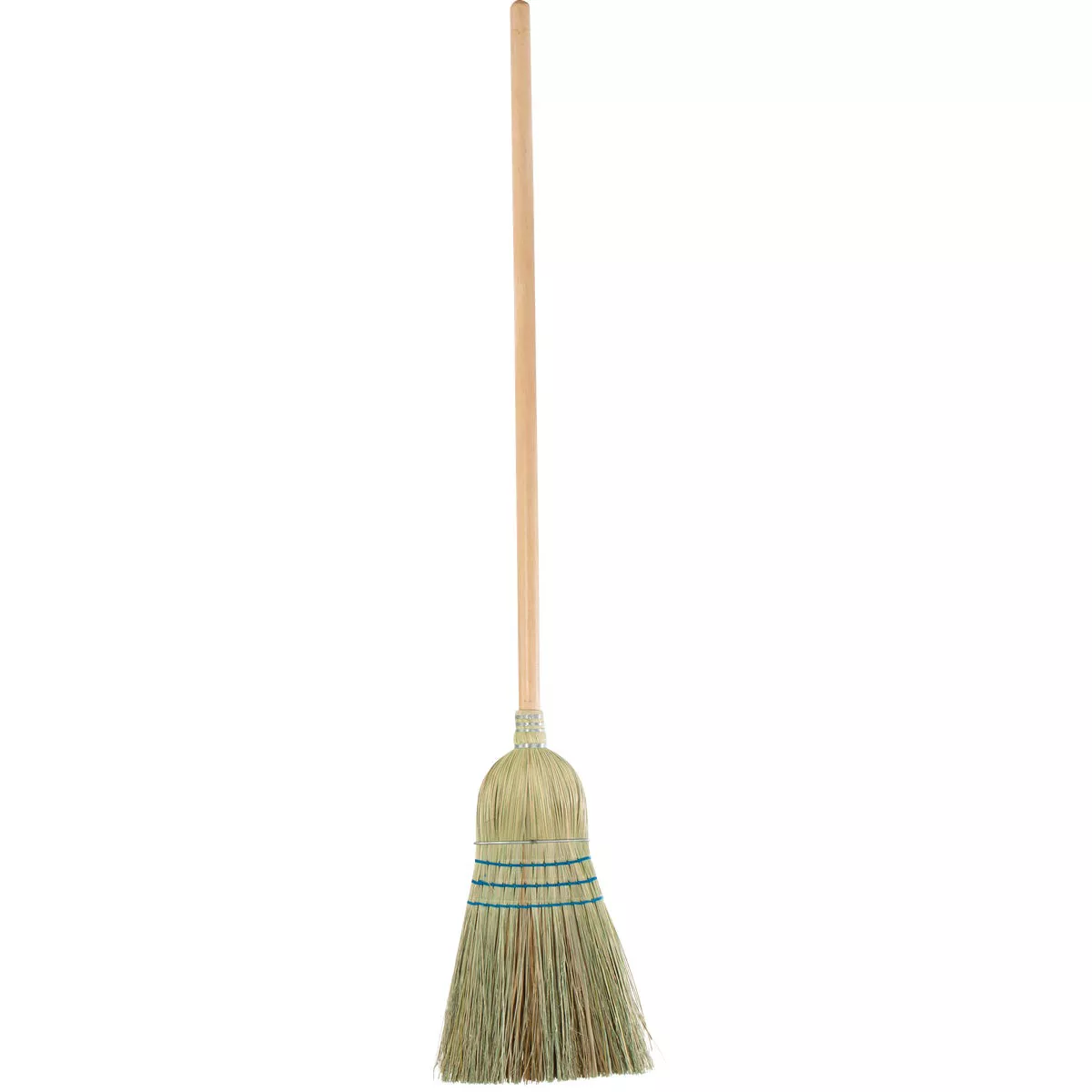 Reynera 13 In. W. x 56.4 In. L. Natural Hardwood Handle Good Quality Corn Broom - photo 2