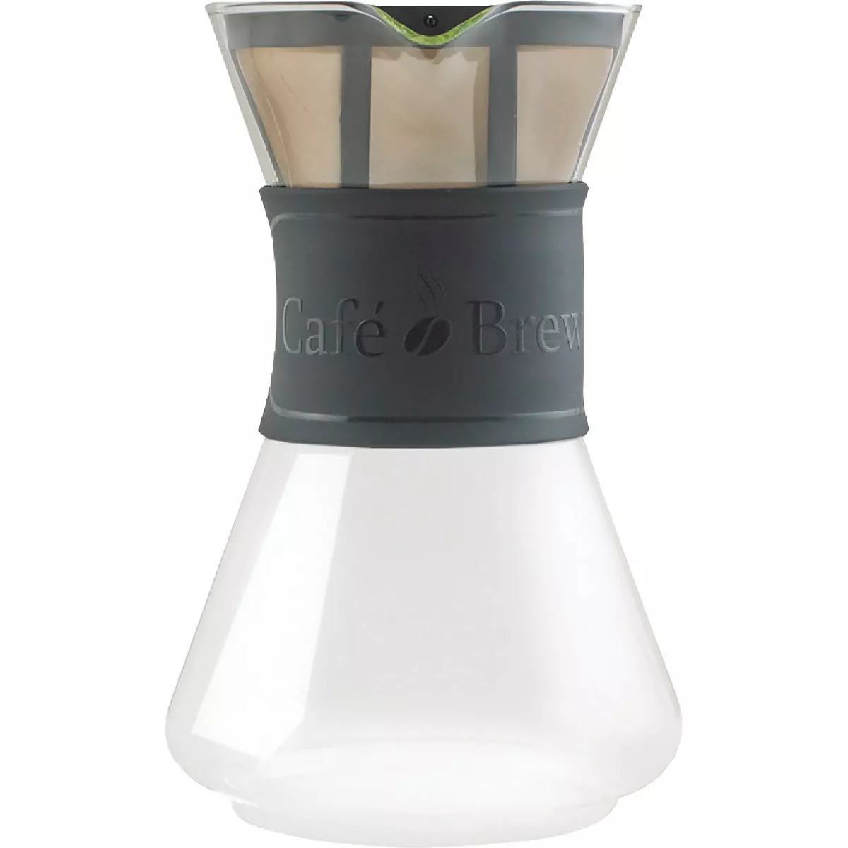 Medelco Cafe Brew 8 Cup Glass Pour-Over Coffee Maker