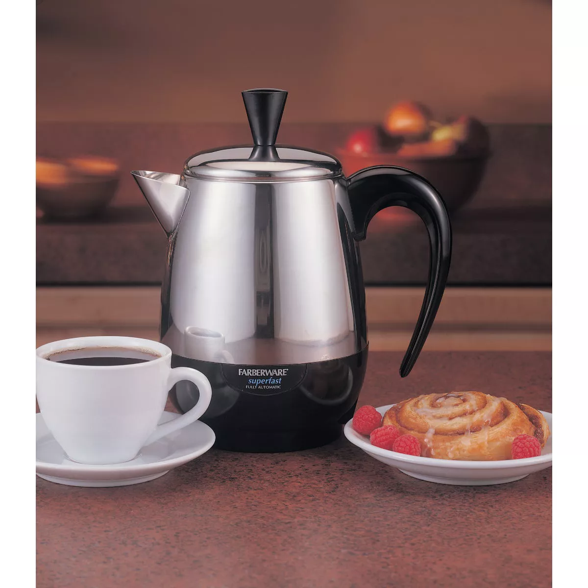 Farberware 4 Cup Stainless Steel Coffee Percolator - photo 3