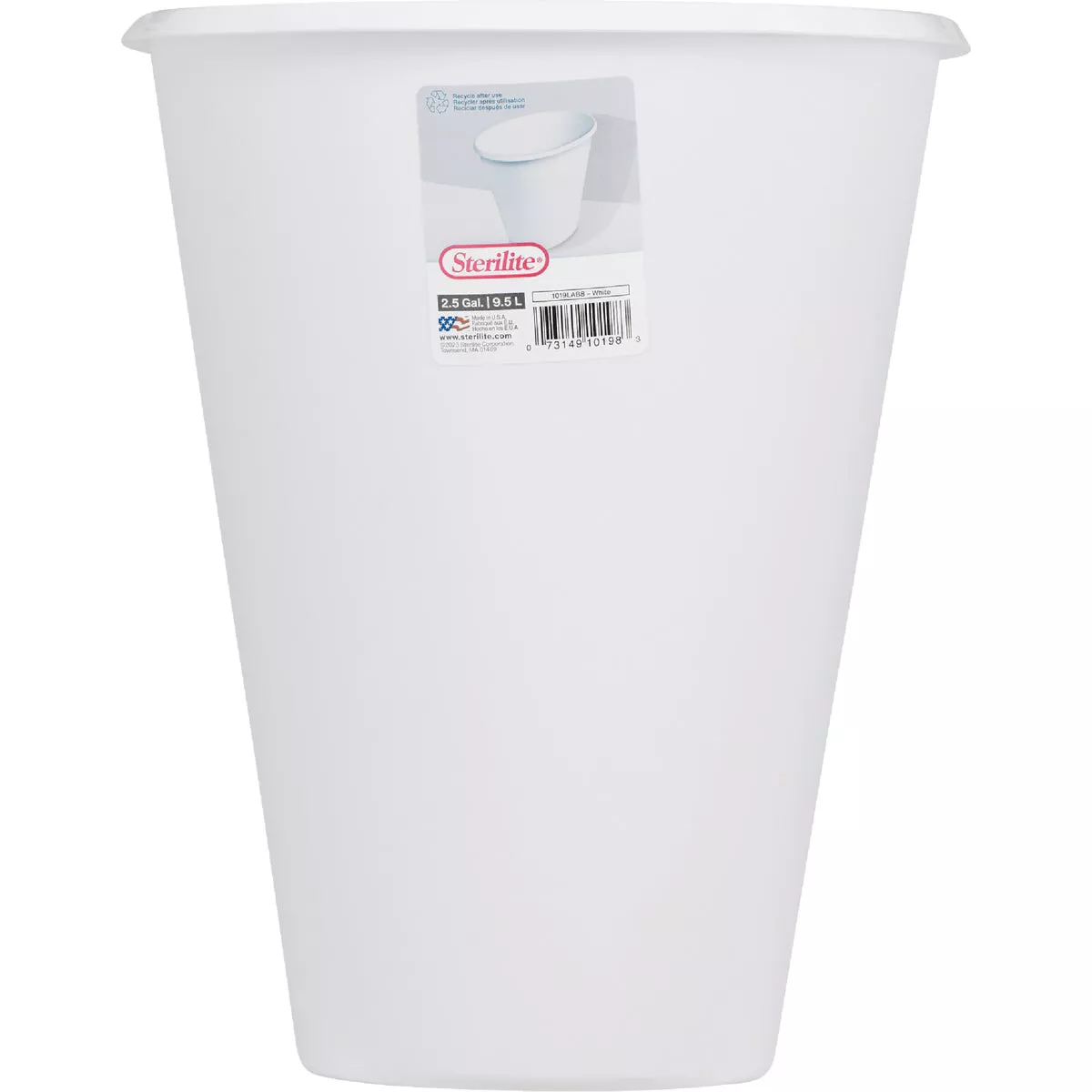 Sterilite 2.5 Gallon Wastebasket - photo 3