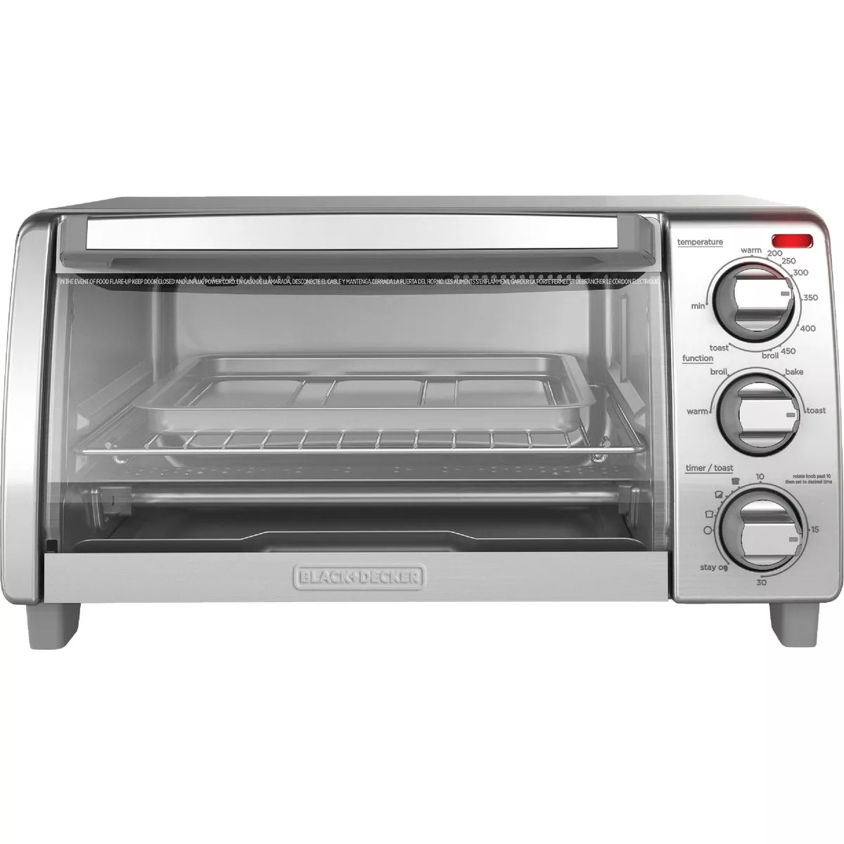 Black & Decker 4-Slice Natural Convection Toaster Oven - photo 3