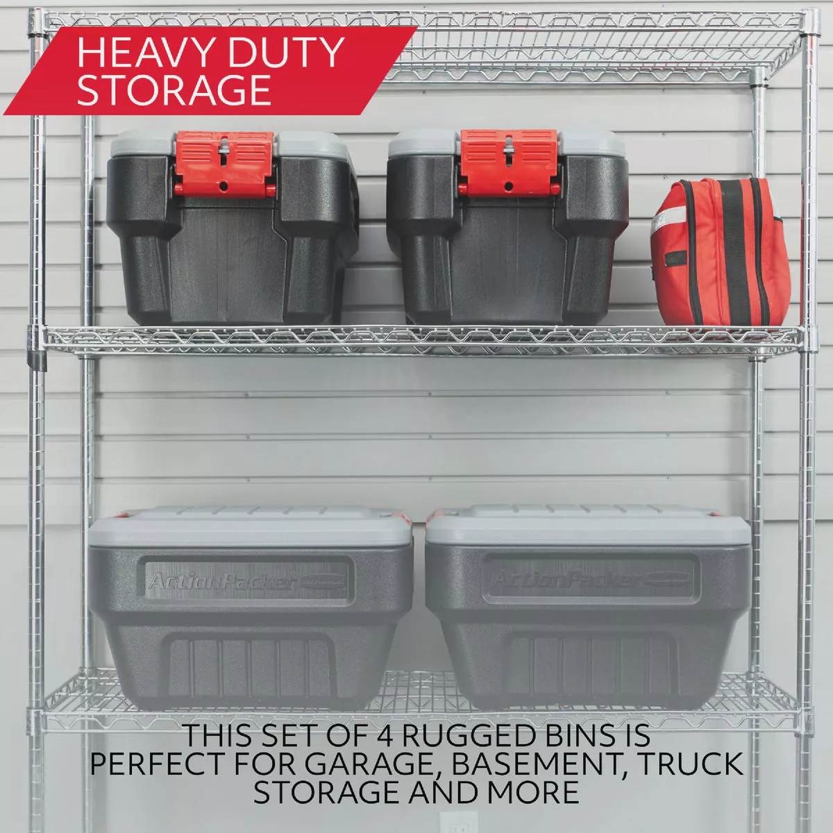 Rubbermaid 35 Gal. ActionPacker Tote - photo 5