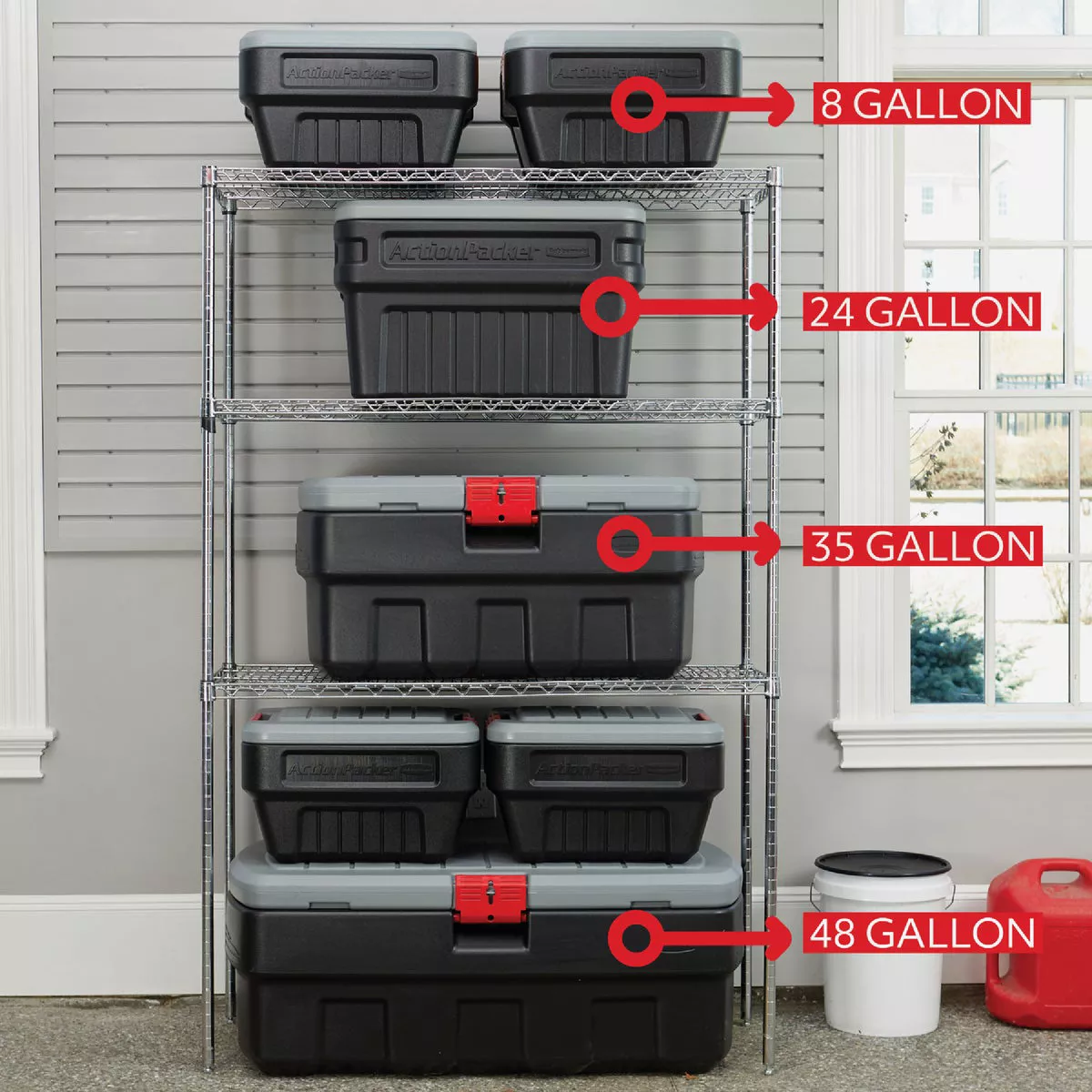 Rubbermaid 48 Gal. ActionPacker Tote - photo 3