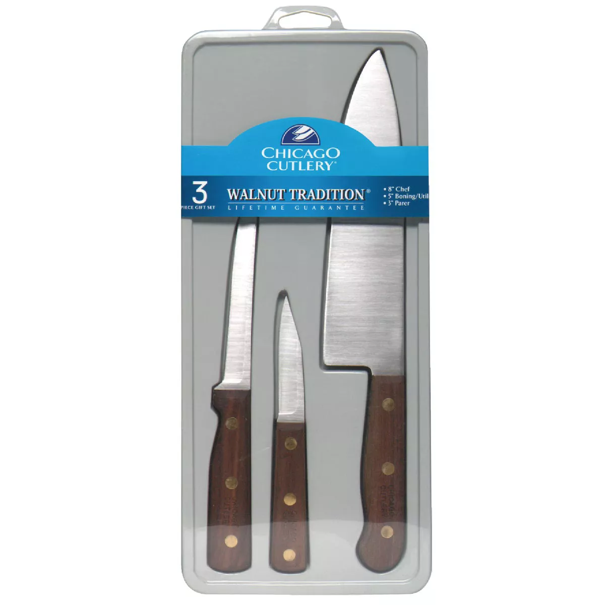 Chicago Cutlery Walnut Tradition Kitchen Knife Set (3-Piece) - photo 2