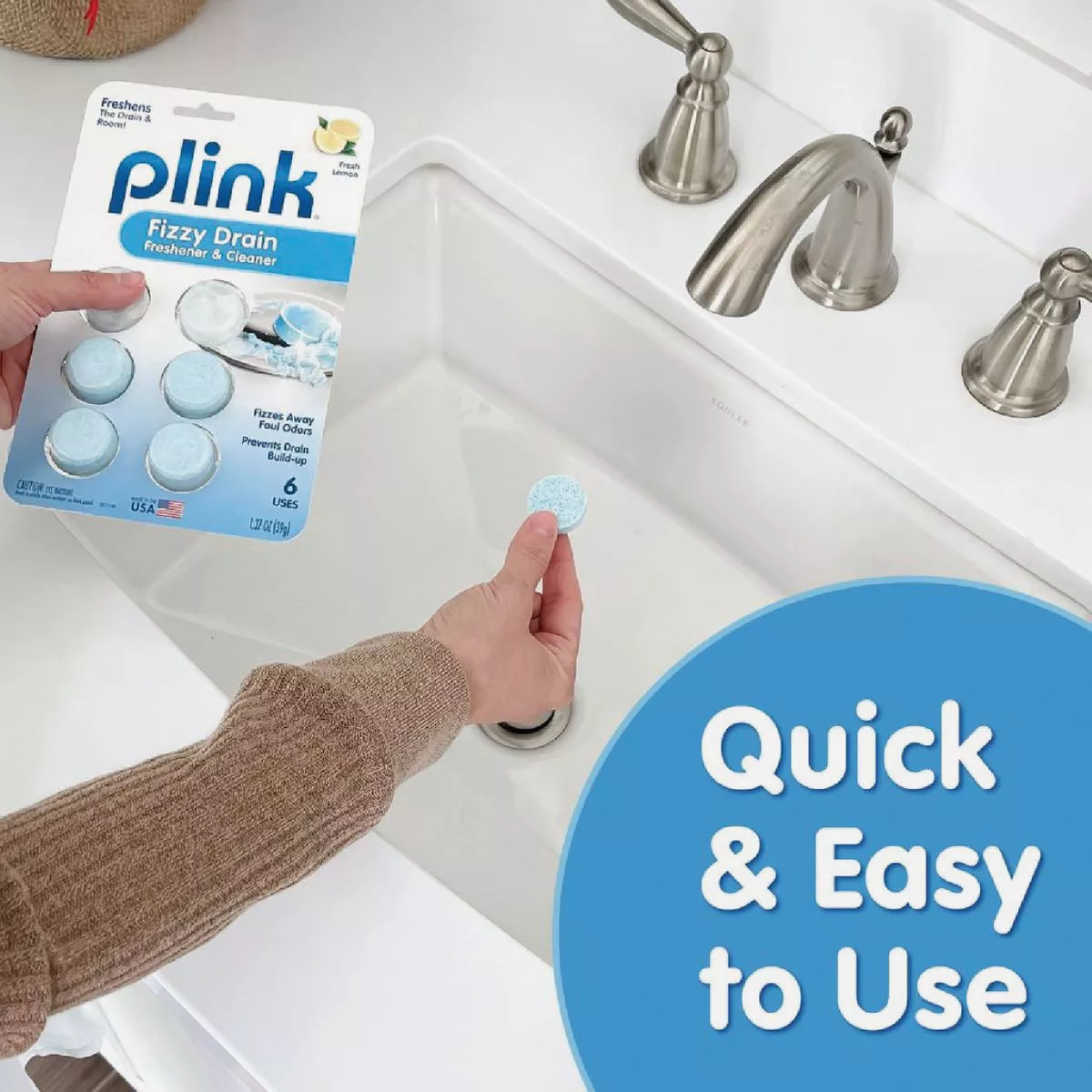Plink Fizzy Drain Freshener & Cleaner (6-Tabs) - photo 4