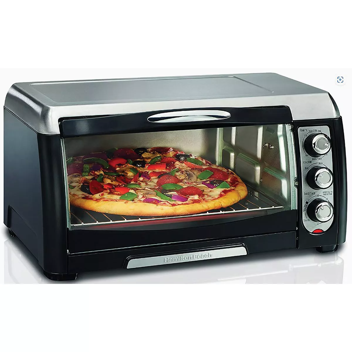 Hamilton Beach 6-Slice Stainless Steel Toaster Oven - photo 2