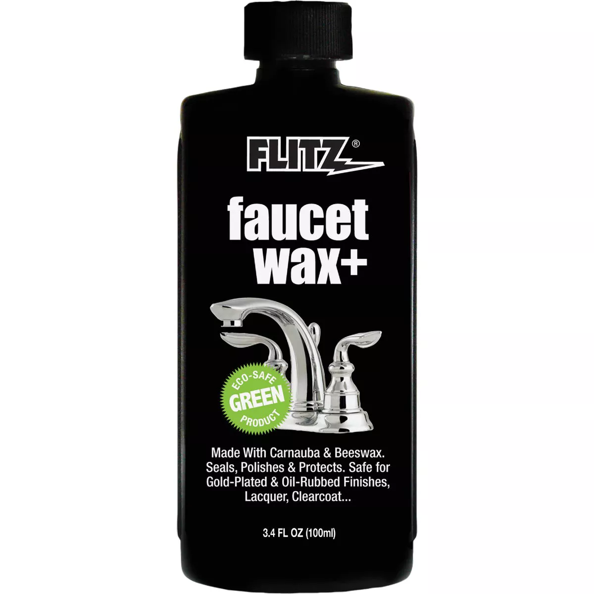 Flitz 3.4 Oz. Faucet Wax Metal Polish