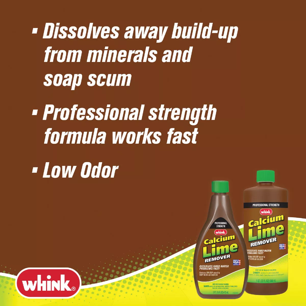 Whink 32 Oz. Professional Strength Calcium Lime Scale Remover - photo 4