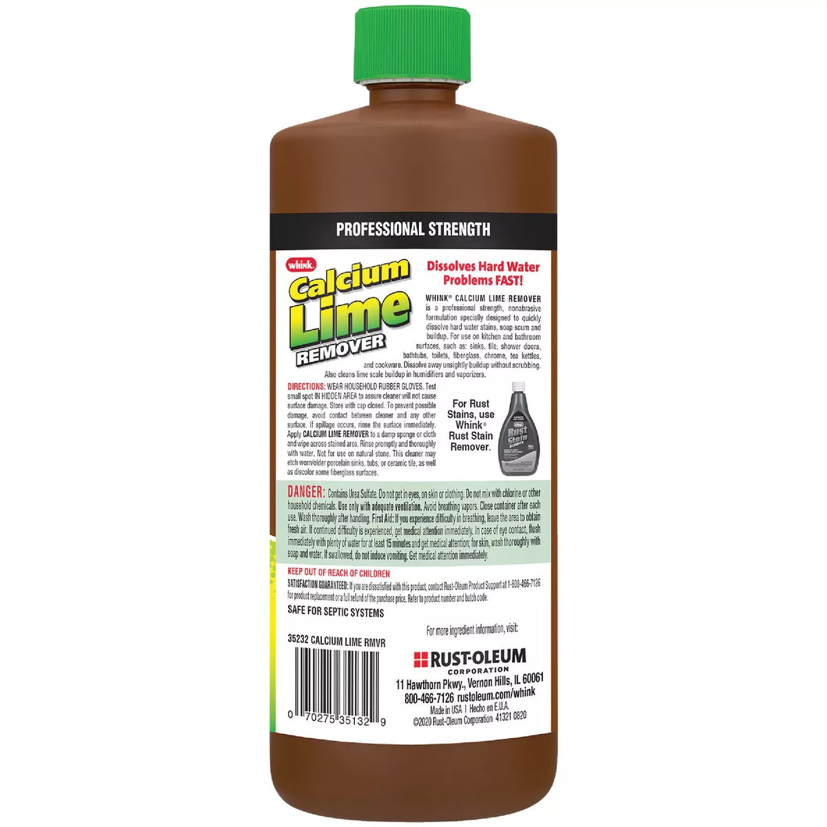 Whink 32 Oz. Professional Strength Calcium Lime Scale Remover - photo 5