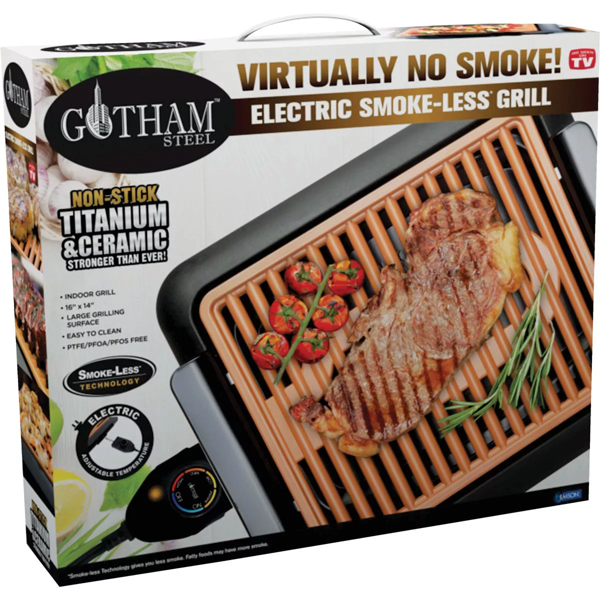 Gotham Steel Smokeless Electric Grill - photo 2