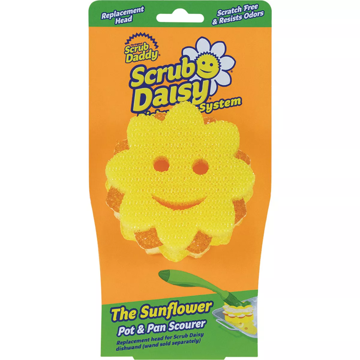 Scrub Daddy Scrub Daisy Sunflower Pot & Pan Dish Scrubber