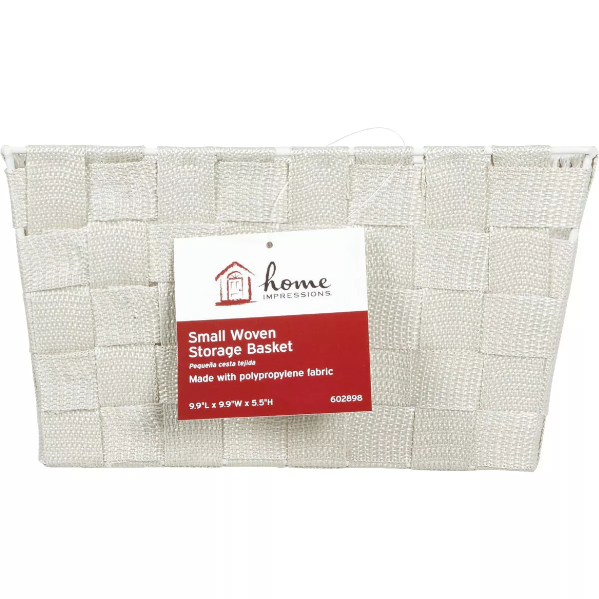 Home Impressions 9.75 In. x 5.5 In. H. Woven Storage Basket, Beige - photo 2