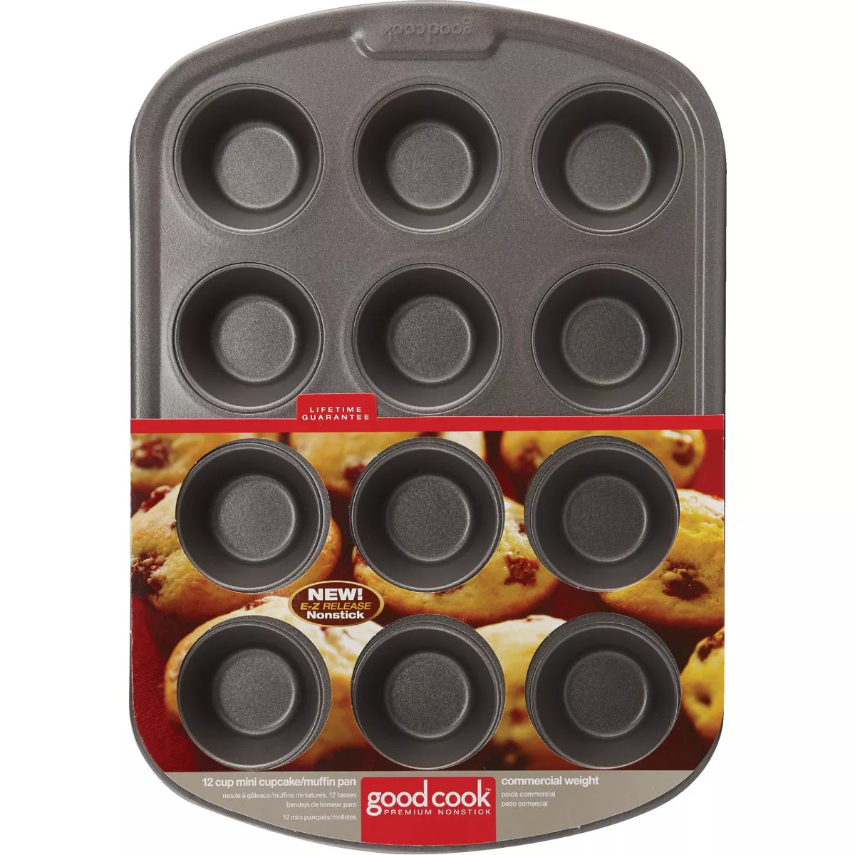 Goodcook 12-Cup Mini Non-Stick Muffin Pan - photo 2
