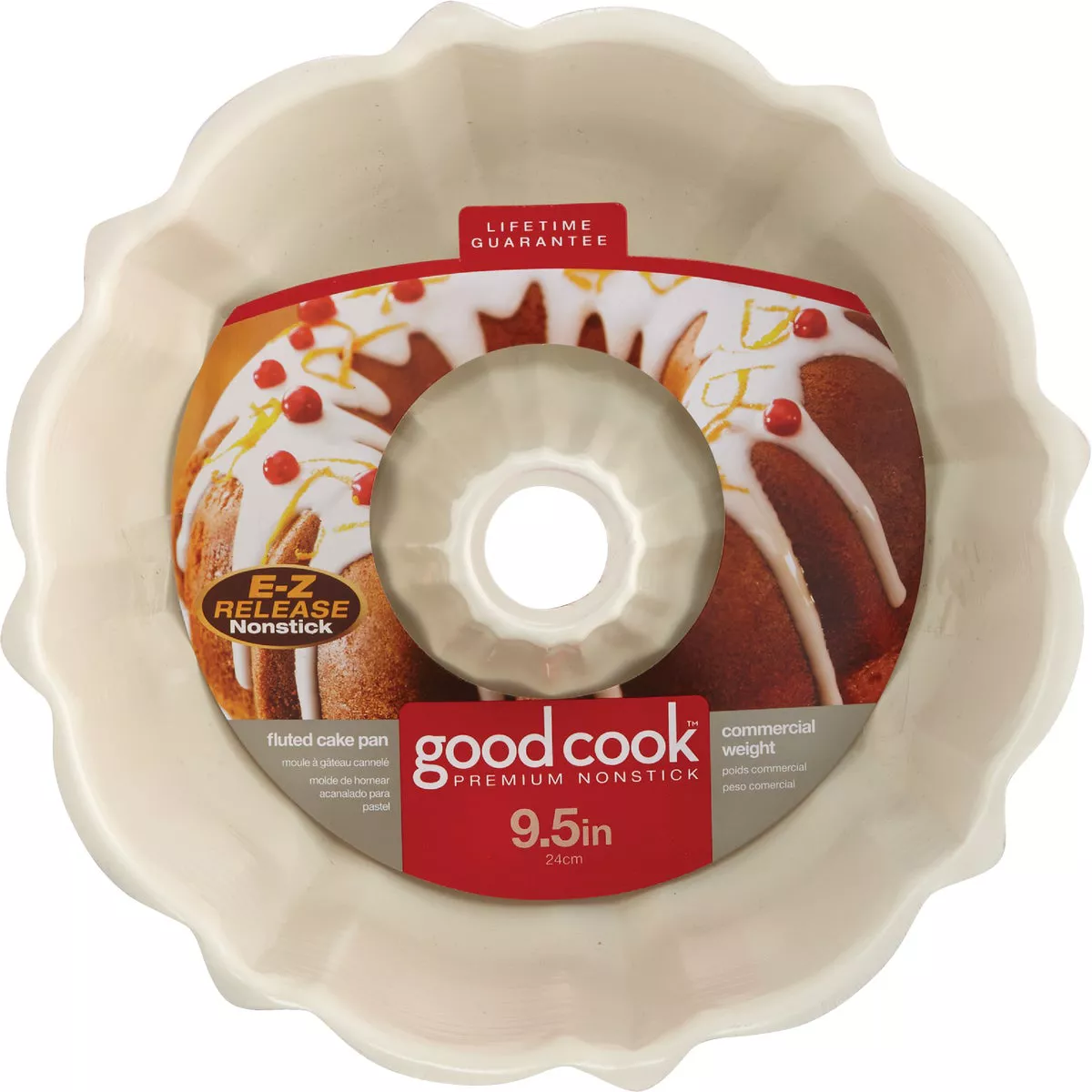 Goodcook 9-1/2 In. Dia. x 3-1/4 In. D. Fluted Non-Stick Bundt Cake Pan - photo 2