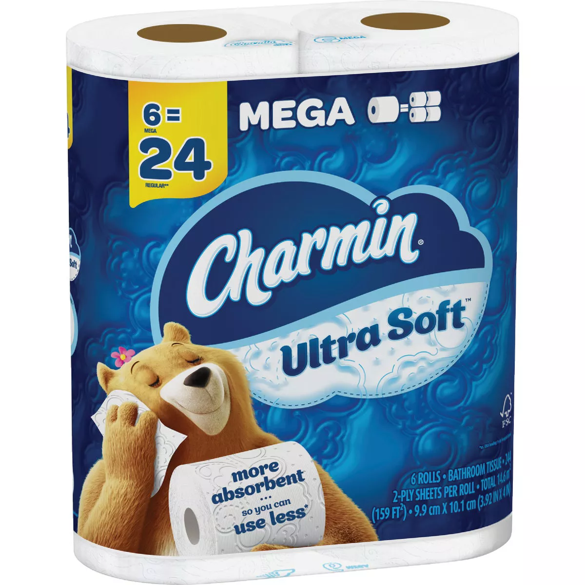 Charmin Ultra Soft Toilet Paper (6 Mega Rolls) - photo 3