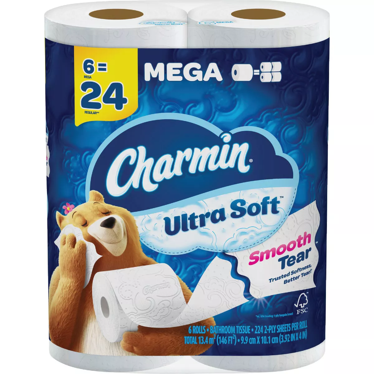 Charmin Ultra Soft Toilet Paper (6 Mega Rolls) - photo 5