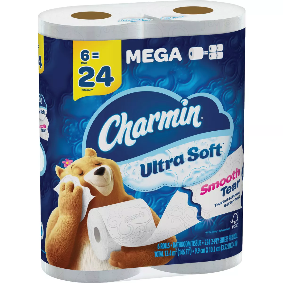 Charmin Ultra Soft Toilet Paper (6 Mega Rolls) - photo 7