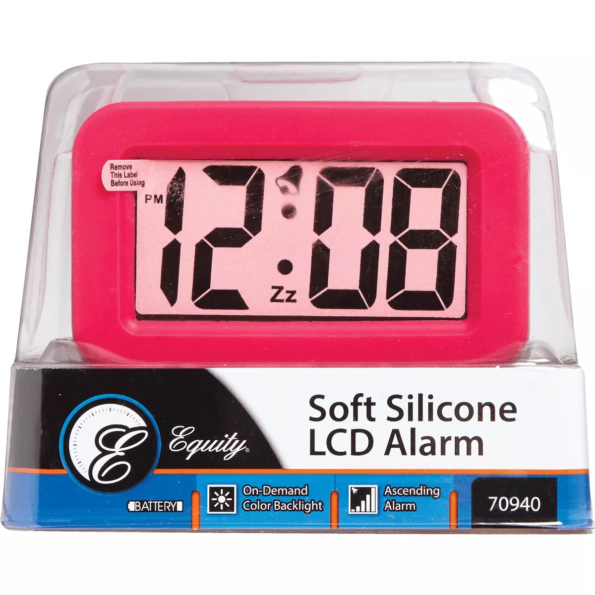 La Crosse Technology Silicon LCD Battery Operated Alarm Clock - photo 4