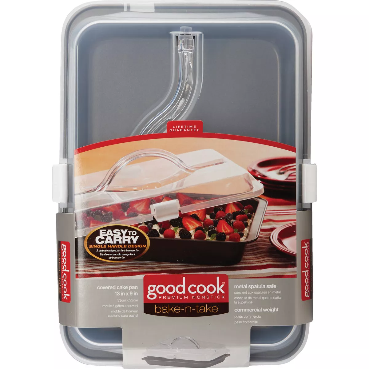 Goodcook Bake-n-Take 9 In. x 13 In. Covered Non-Stick Cake Pan - photo 2