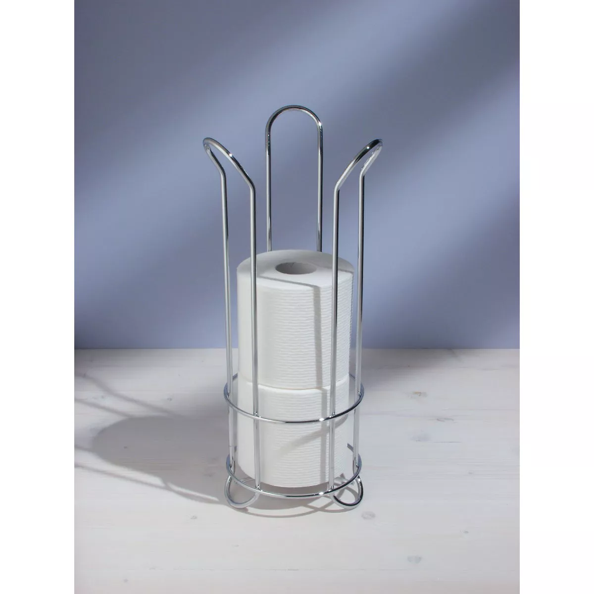 iDesign Forma Chrome Tulip Freestanding Toilet Paper Holder - photo 2