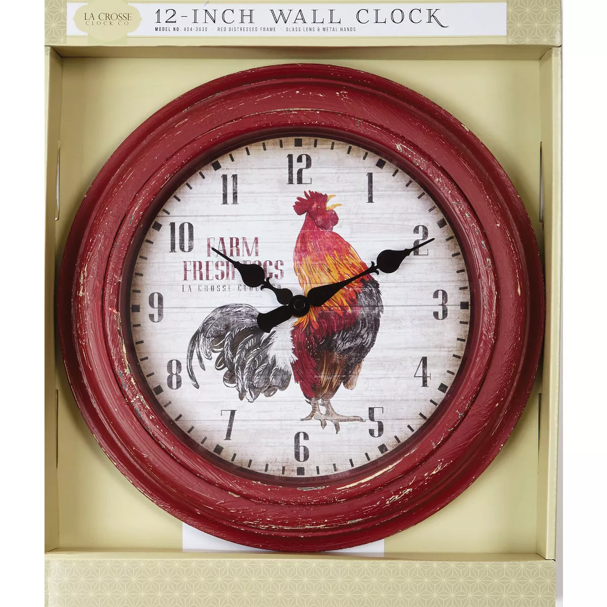 La Crosse Clock Rooster Wall Clock - photo 2