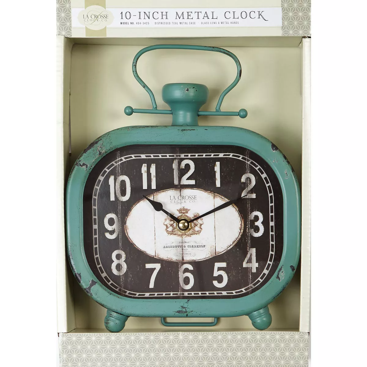 La Crosse Clock Analog Metal Battery Operated Clock - photo 2