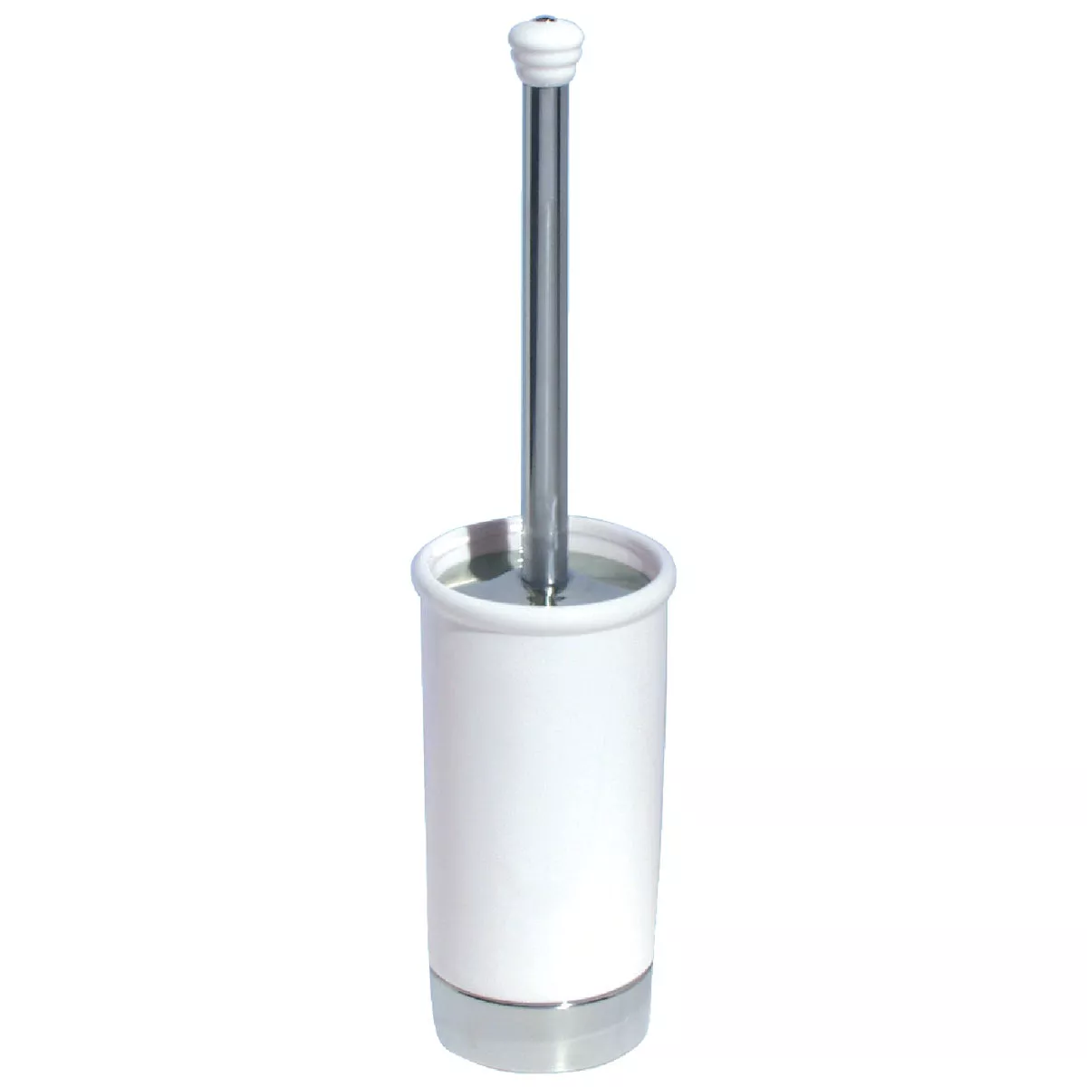 iDesign York 17.5 In. Toilet Bowl Brush With Caddy