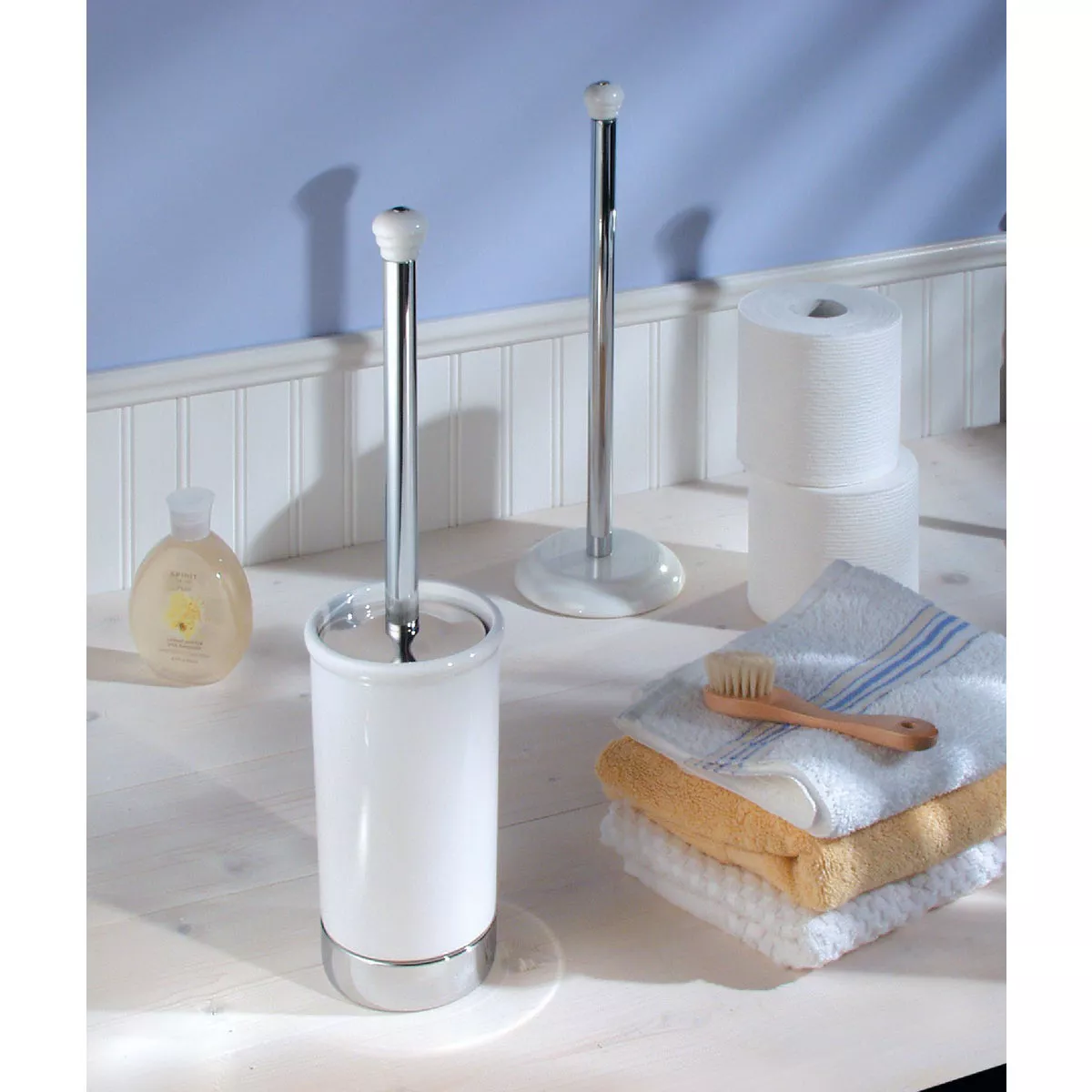 iDesign York 17.5 In. Toilet Bowl Brush With Caddy - photo 2