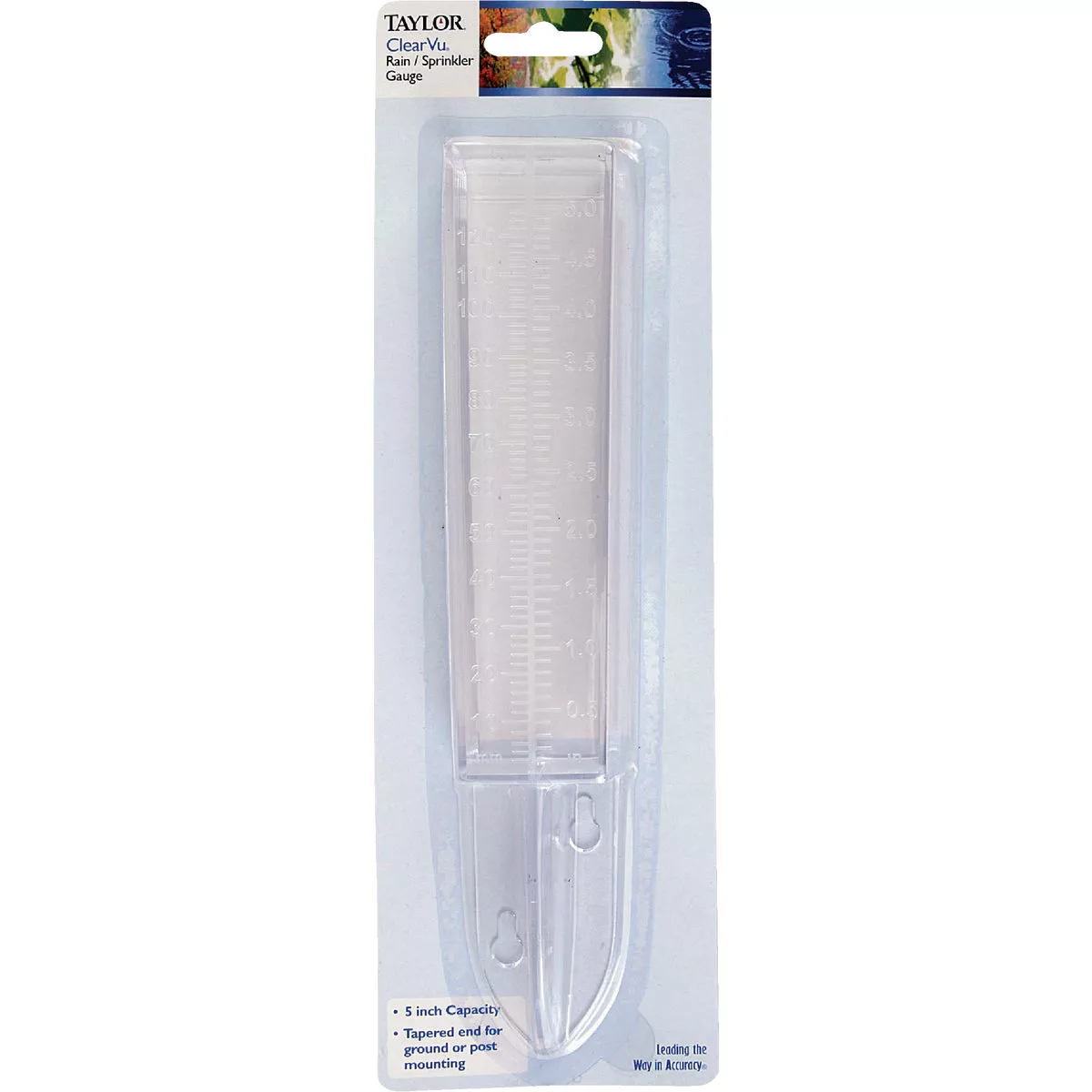 Taylor 5 In. Plastic Clear-Vu Rain Gauge - photo 2