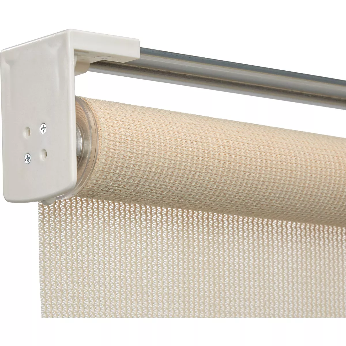 Home Impressions 96 In. x 72 In. Ivory Fabric Indoor/Outdoor Cordless Roller Shade - photo 2