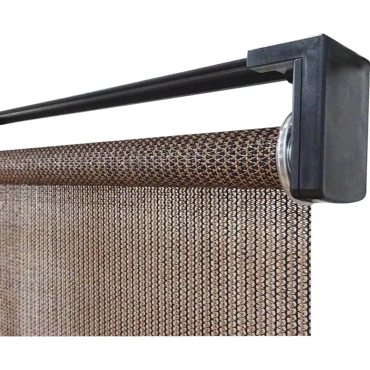 Home Impressions 36 In. x 72 In. Brown Fabric Indoor/Outdoor Cordless Roller Shade - photo 4