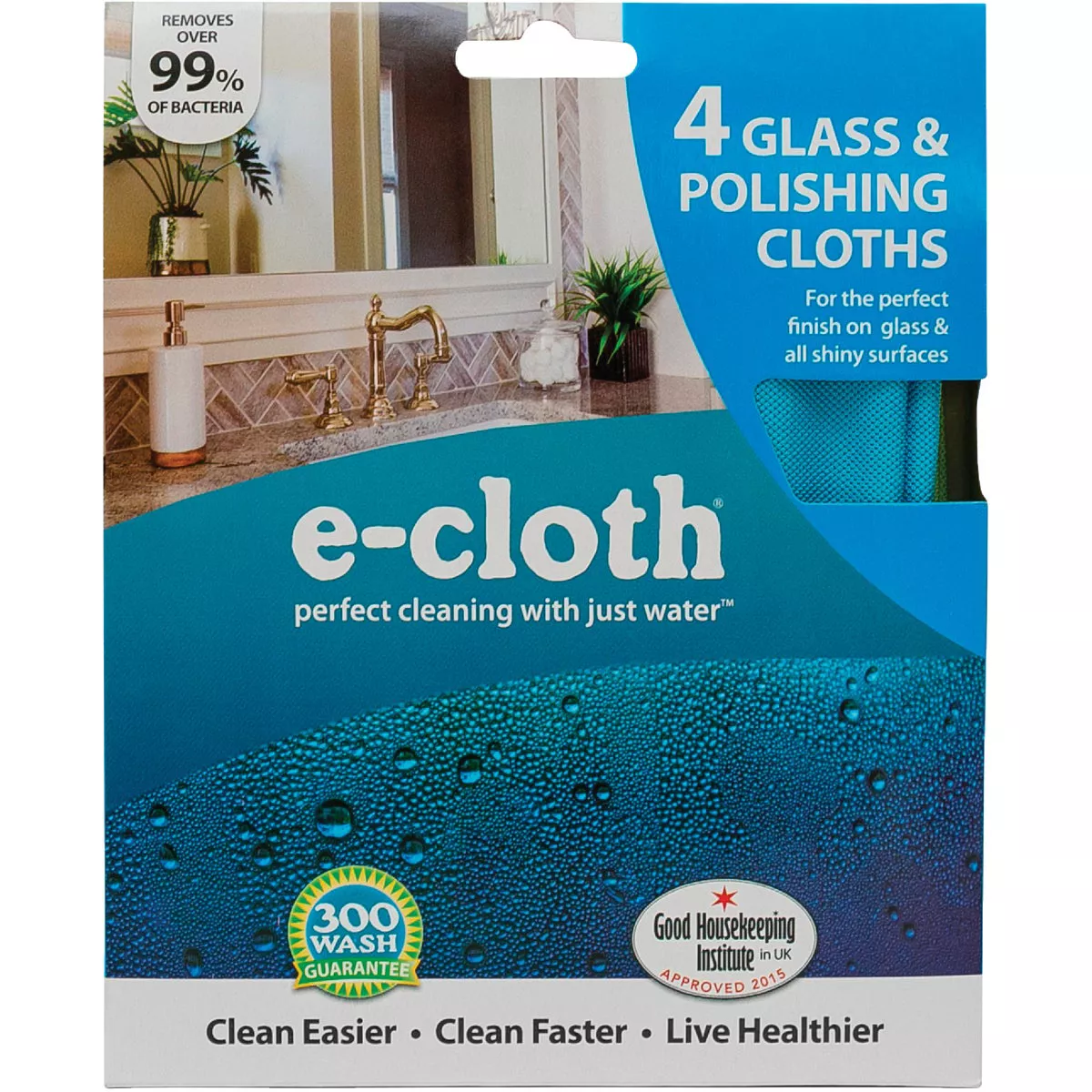E-Cloth Glass & Polishing Cloths (4 Count) - photo 2
