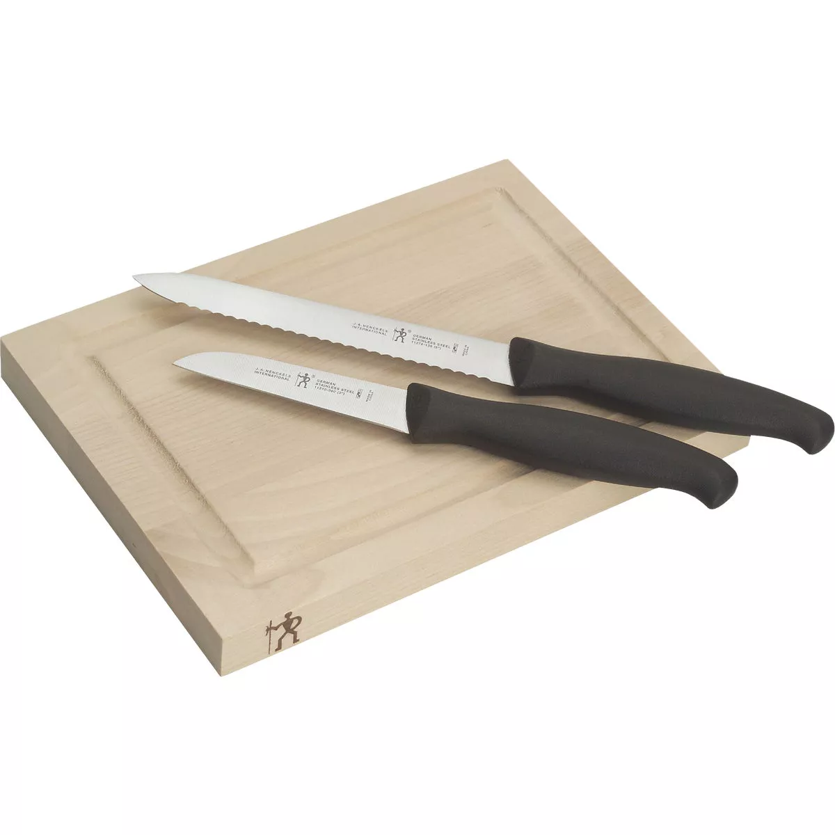 J.A. Henckels International Stainless Steel Bar Knife & Board Set (3-Piece)