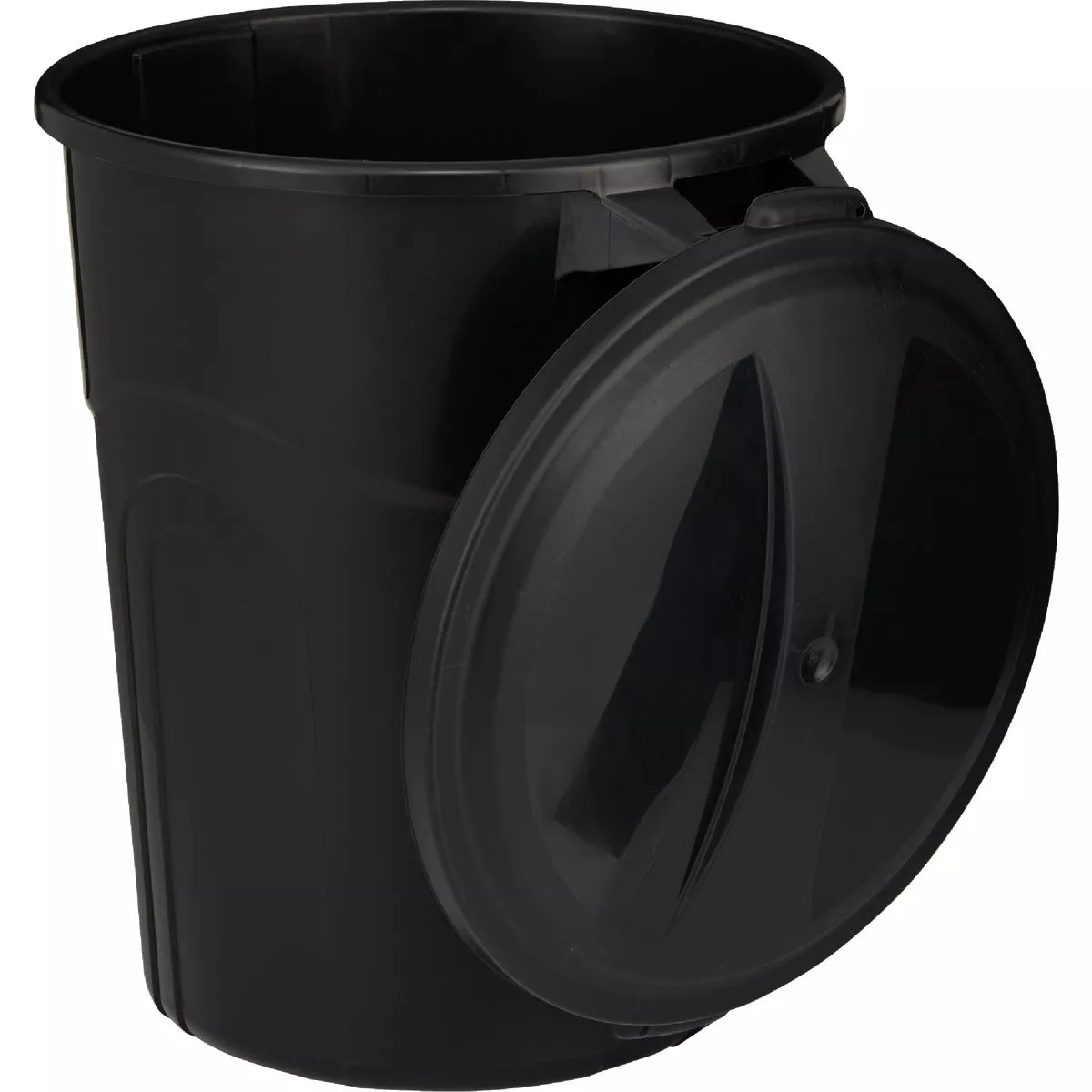United Solutions Rough & Rugged 20 Gal. Black Trash Can with Lid - photo 3
