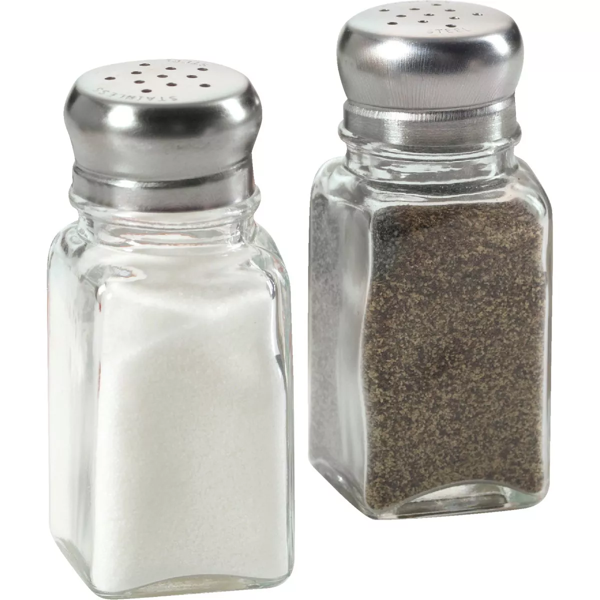 Gemco 2 Oz. Glass Square Salt & Pepper Shaker Set - photo 4