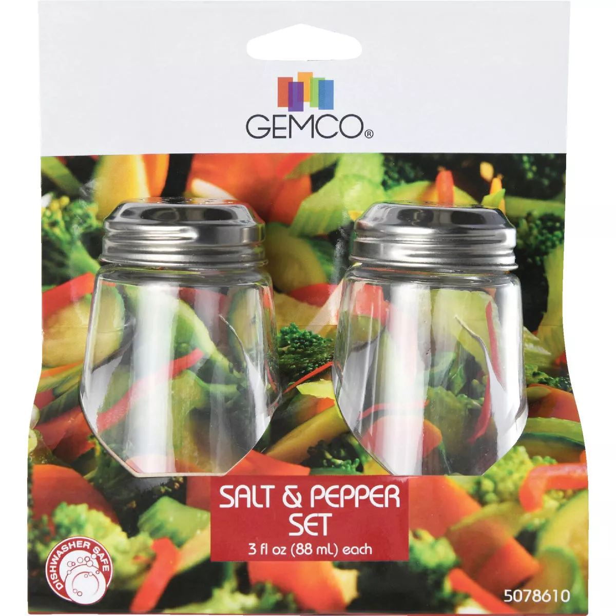 Gemco 3 Oz. Glass Salt & Pepper Shaker Set - photo 2