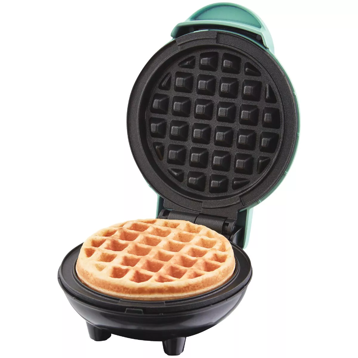 Dash 4 In. Aqua Mini Waffle Maker - photo 4