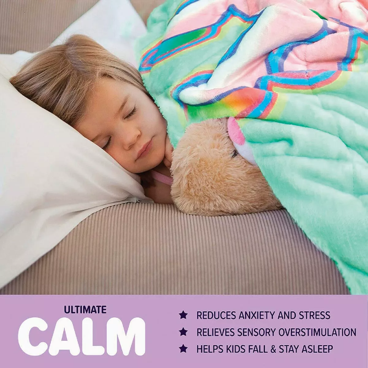 Bell+Howell Kids 7 Lb. Weighted Blanket- Unicorn - photo 4