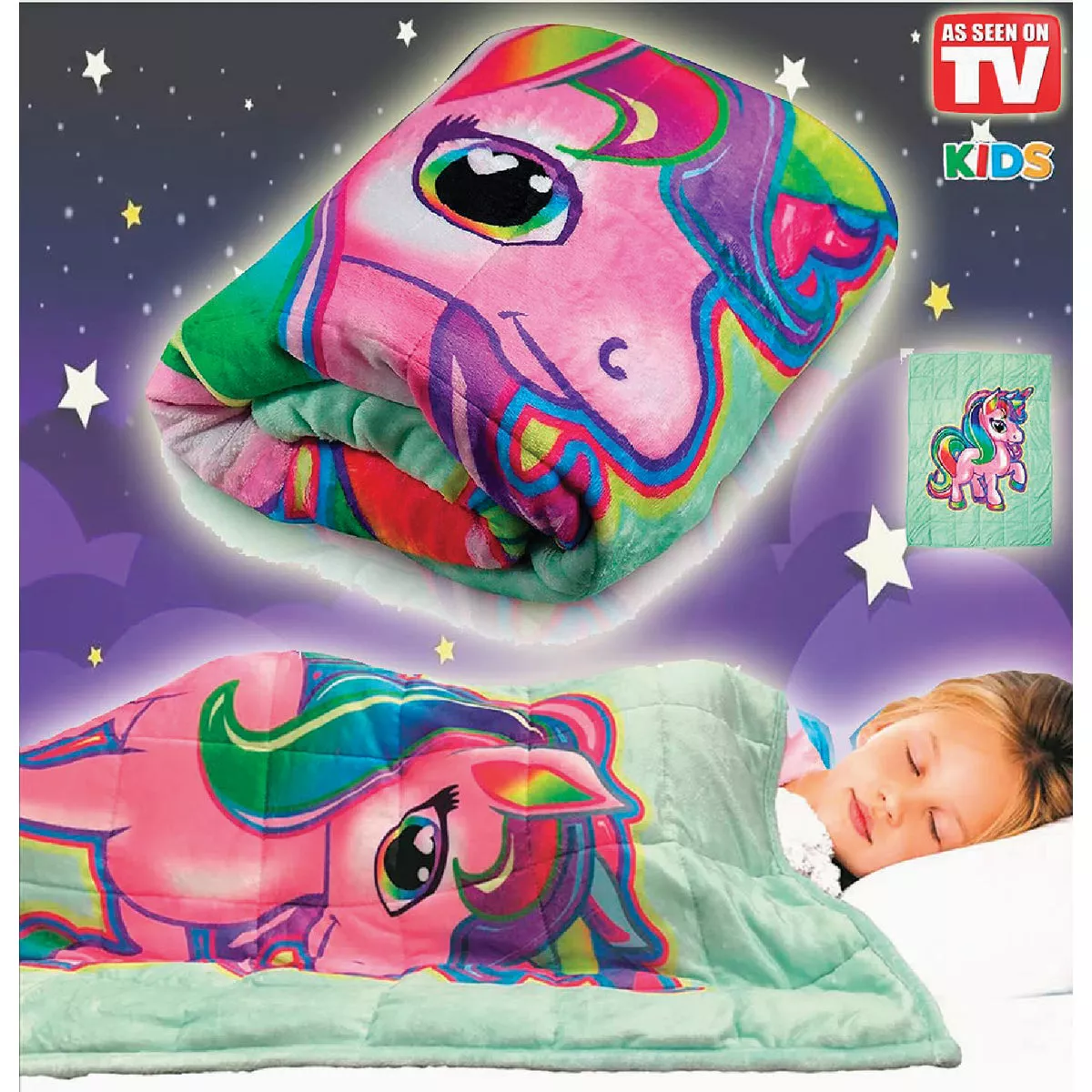 Bell+Howell Kids 7 Lb. Weighted Blanket- Unicorn - photo 2