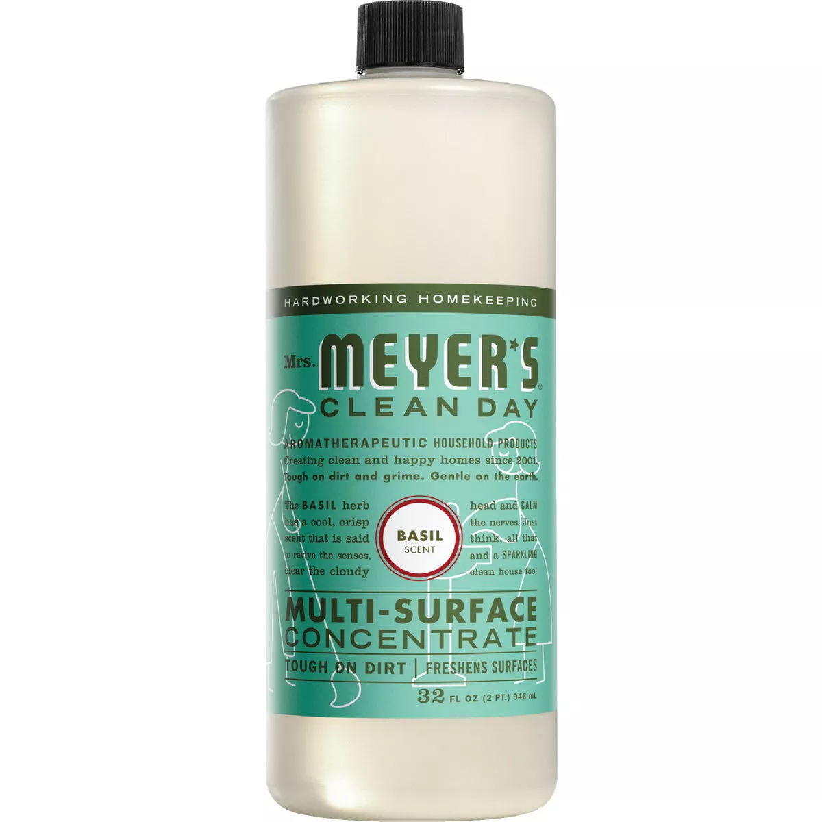 Mrs. Meyer's Clean Day 32 Oz. Basil Multi-Surface Concentrate