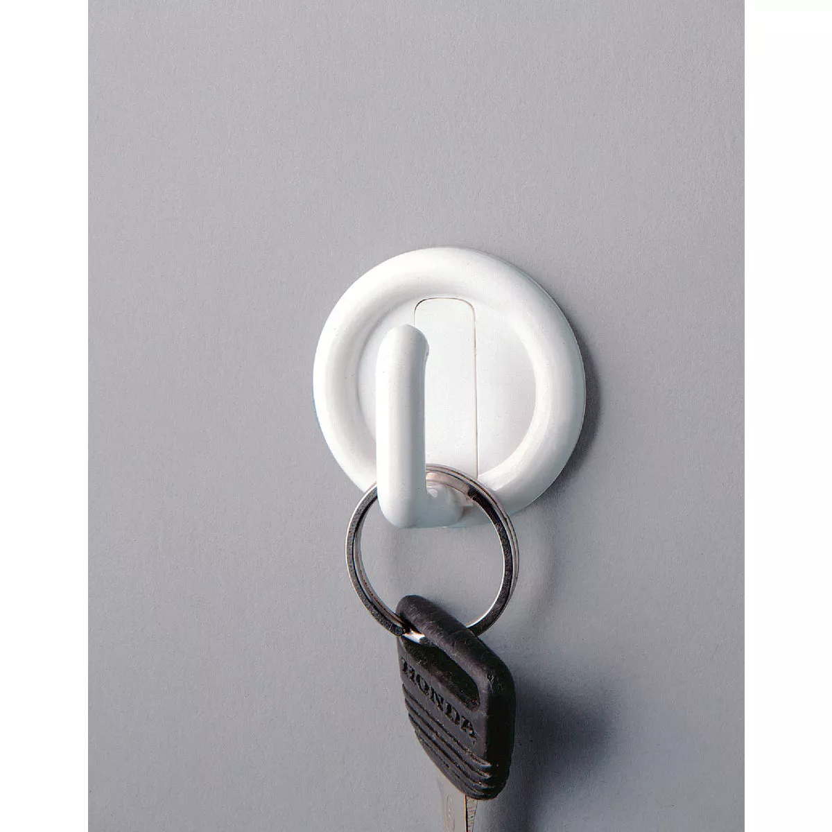 iDesign Axis Utility Round White Adhesive Hook - photo 2