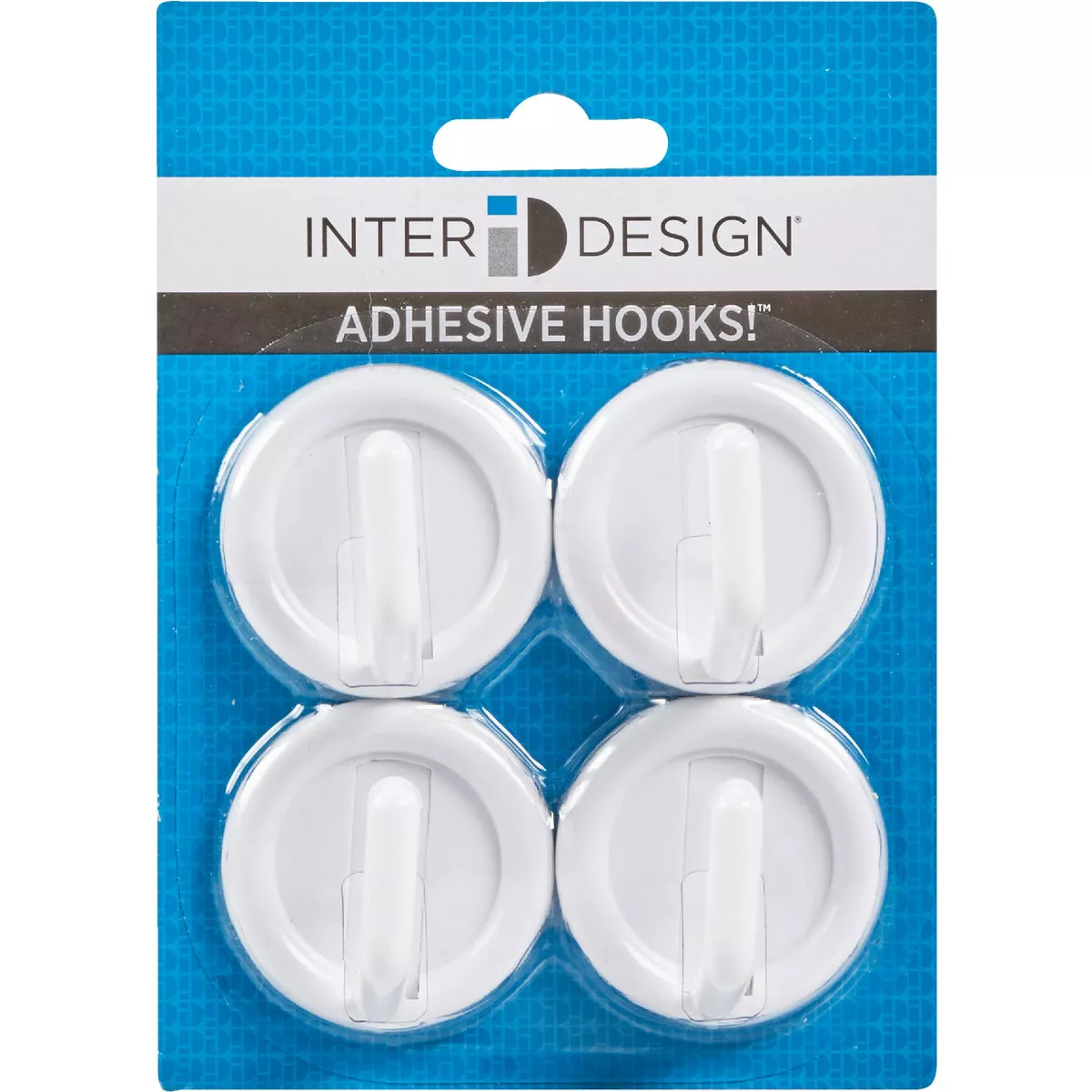 iDesign Axis Utility Round White Adhesive Hook - photo 3