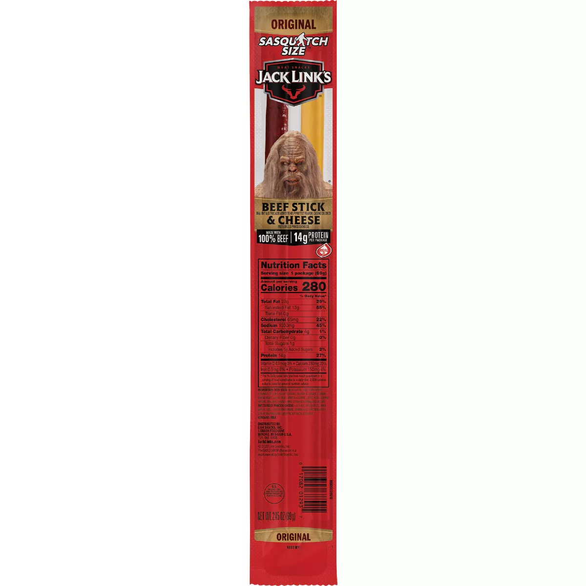 Jack Link's 2.45 Oz. XL Beef and Cheese Combo