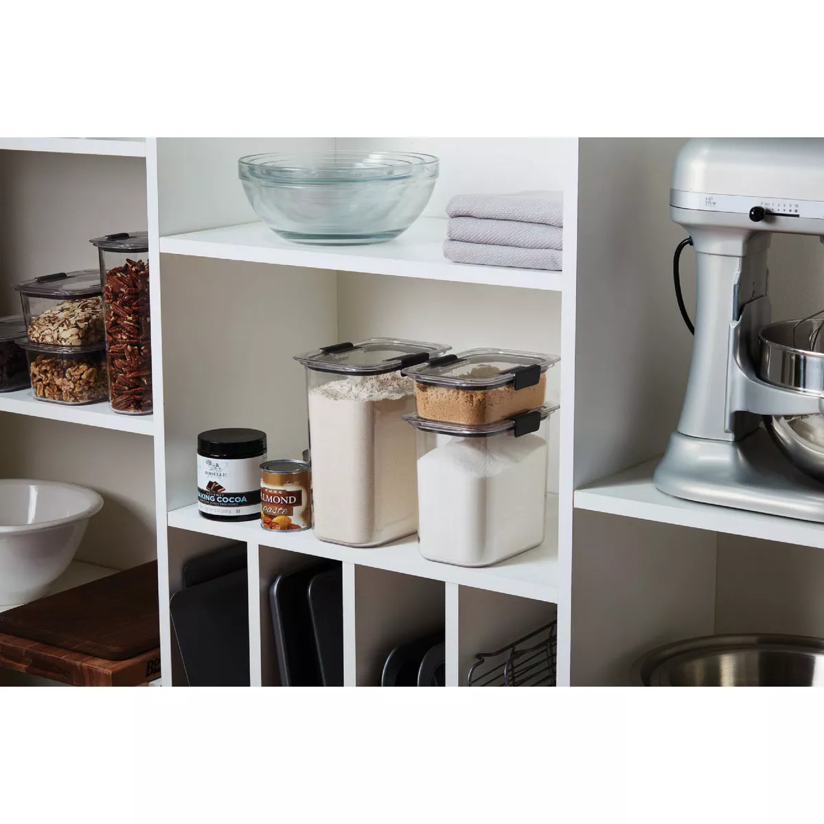 Rubbermaid Brilliance 12 Cup Sugar Pantry Airtight Food Storage Container - photo 3