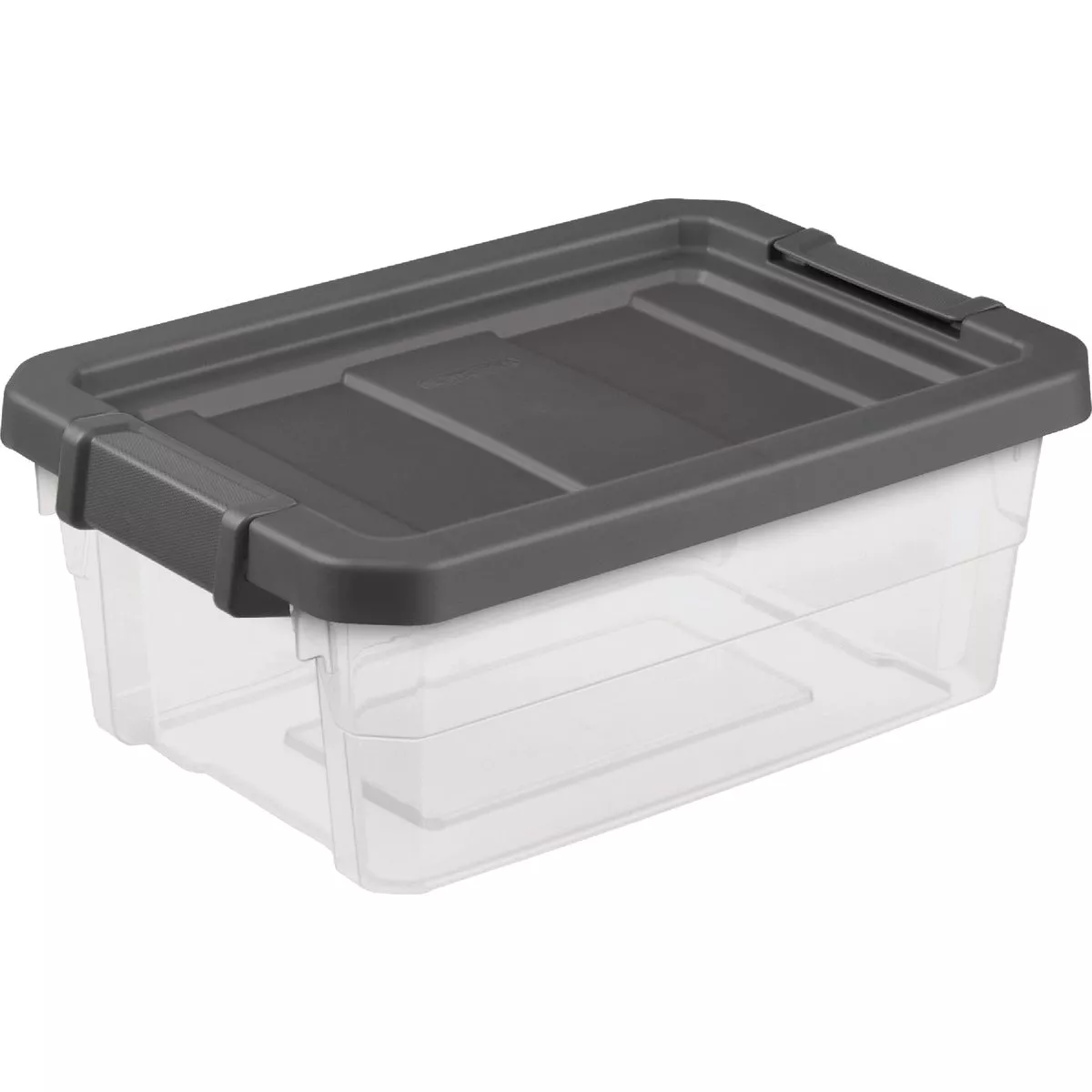 Sterilite 16 Qt./15L Flat Gray Stacker Storage Tote